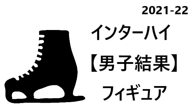 結果速報 男子インターハイ フィギュアスケート21 22